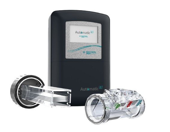 An automatic salt cell controller and cell